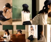 教室写真日系,温馨校园时光的定格